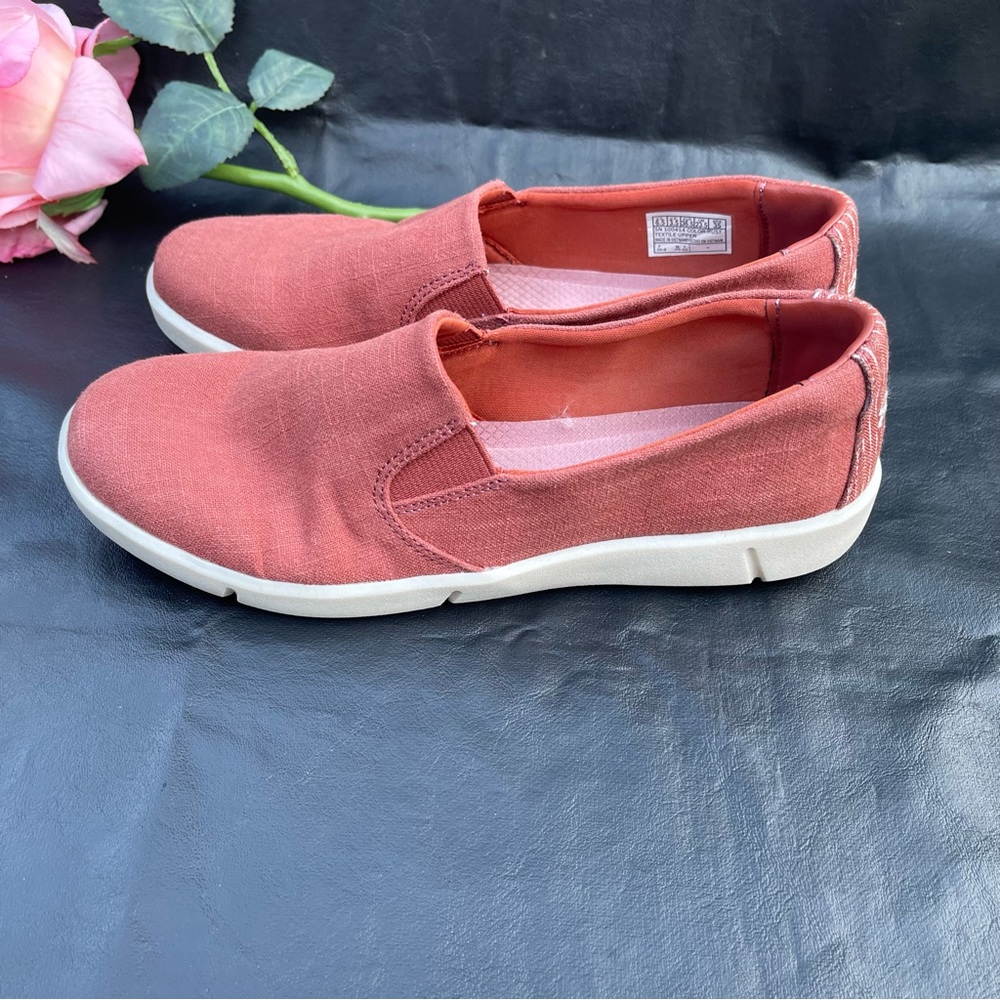 Skechers Breeze St Sunshiny casual Pull On Orange Size 6.5 women’s